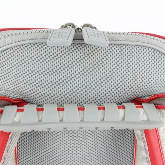 Chanel Red Sports Logo CC Backpack 920cas414 main image 4